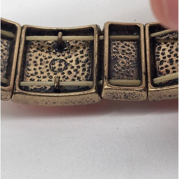 J. Crew Women's Stretch Bracelet Orange Peach - Picture 6 of 6